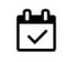 calendar checkbox